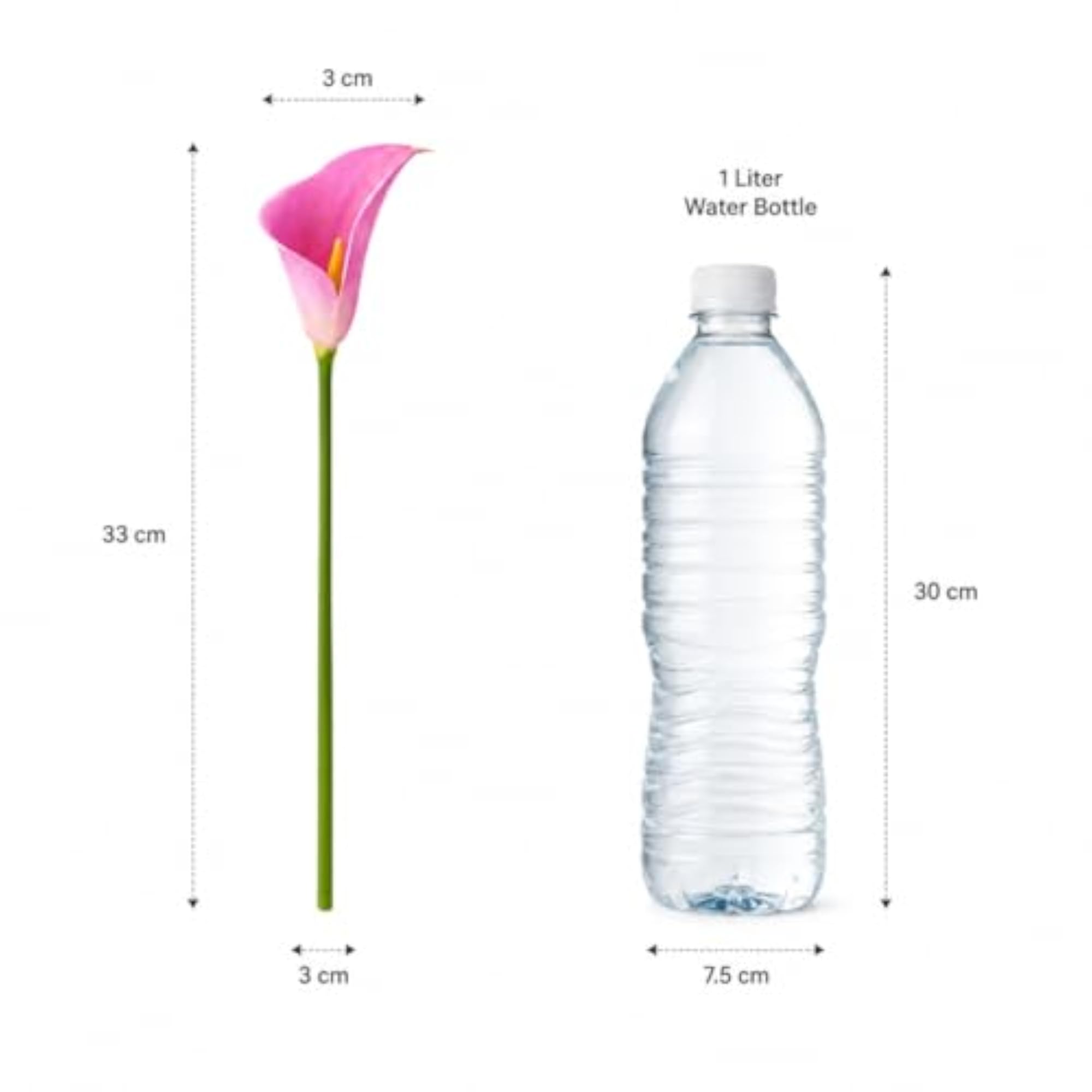 Premium Artificial Pink Calla Lily Flowers
