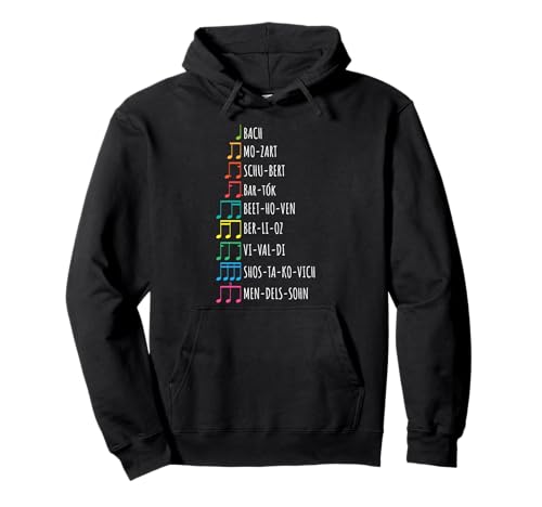 Compositores clásicos, Música clásica, Notas musicales Sudadera
