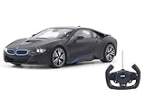 lego rcx sensors Offiziell lizenziert Jamara 404570 - BMW I8 1:14 schwarz Tür fernbedienbar 27Mhz - RC Auto, offiziell lizenziert, ca 1 Std Fahrzeit, ca 9 Km/h, perfekt nachgebildete Details, detaillierter Innenraum, LED Licht