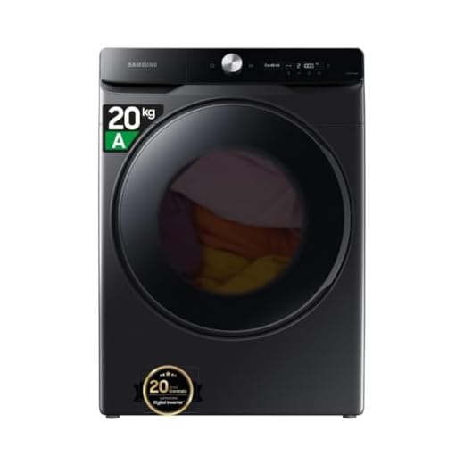 Samsung Lavatrice AI Control WF20DG8650BV/U3 Libera installazione, 20 Kg, Wifi, Ecobubble, AI Wash, Vapore Igienizzante, Carica Frontale, Corpo: Bianco, Oblò: Nero, 68,6l x 98,4h x 87,5p cm