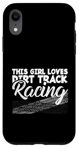 �_�[�g�g���b�N���[�T�[ Funny This Girl Loves Dirt Track Racing �X�}�z�P�[�X iPhone XR �p