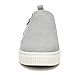 SOUL Naturalizer Womens Turner Platform Zipper Slip On Fashion Sneaker, Stone Smooth, 7 W