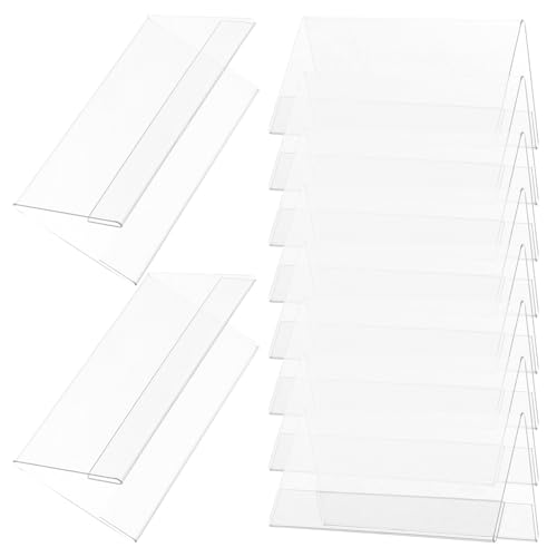 EXCEART �������ʃl�[���v���[�g�z���_�[ 12×6cm 10�Z�b�g ���ʃe�[�u�����D ��c�p�f�X�N�g�b�v�J�[�h �C�x���g�p���ʗp