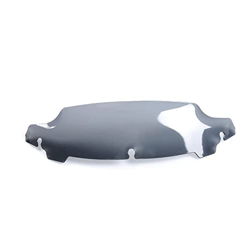 Image of Smoke 4.5 inch Wave Windshield Windscreen Wind Splitter Compatible for 2014-2022 Harley Davidson Touring Electra Glide Street Glide 2015 2016 2017 2018 2019 2020 2021 2022