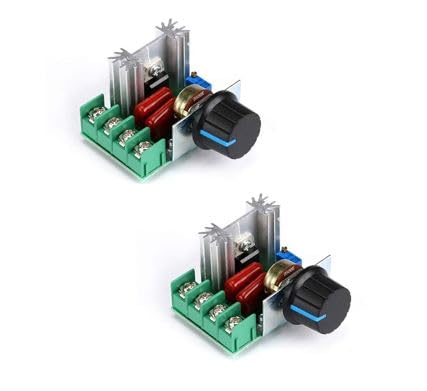 SP 2000W SCR Triac Electric Voltage Regulator, Thyristor Module, E-Dimmer AC 220V - Temperature/Motor Speed Controller, Light Dimmer (Pack of 2) (B0CXYVVZFM) Amazon Price History, Amazon Price Tracker