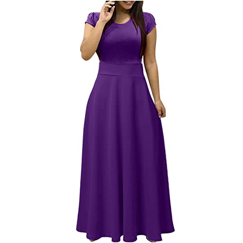 Vestidos femininos de manga curta floral para mulheres gola canoa...