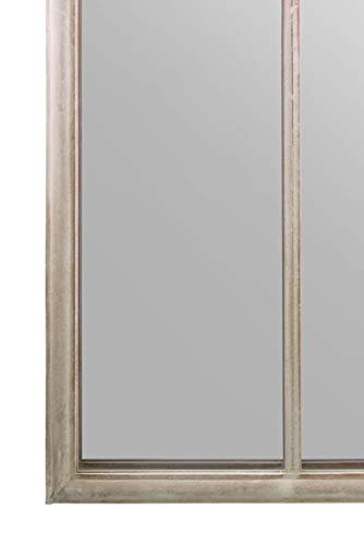 MirrorOutlet Rustic Home & Garden Outdoor Wall Mirror Chapel Window Design 5ft x 2ft8 150cm x 81cm, GMA020