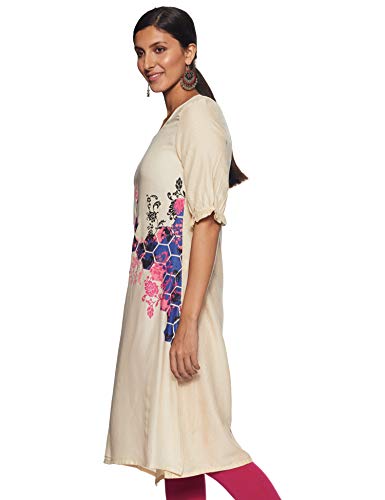 Image of Karigari Women's Rayon Regular Kurta