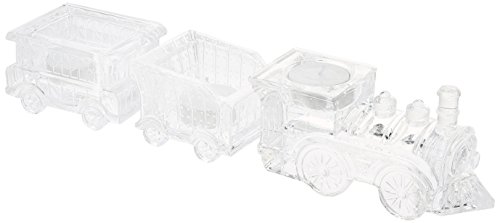 Fitz and Floyd 315250-FF 3 Piece Votive Holiday Train