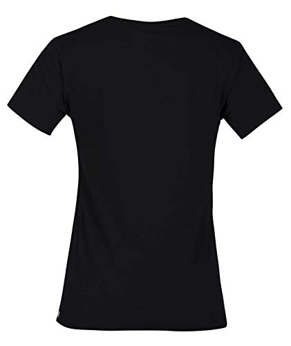 Hurley Women's Nike Dri-Fit Short Sleeve T-Shirt, Black, L #TOP2