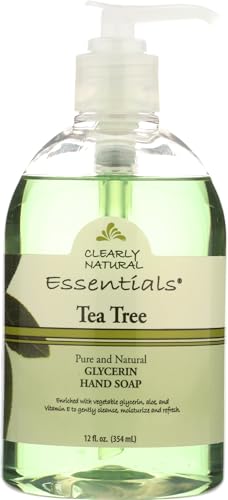 Pure and Natural Glycerine Hand Soap Tea Tree - 12 fl oz by Clearly Natural