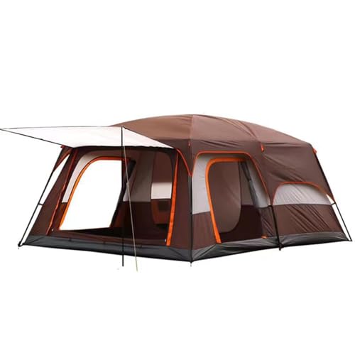Tenda Da Campeggio Per 8-12 Persone, Grande Tenda Impermeabile A Doppio Strato Per Picnic All'aperto Campeggio Raduno 2 Finestre A Rete Borsa Per Il Trasporto B