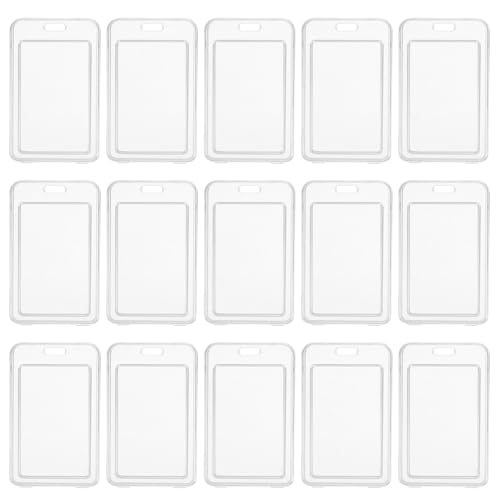 Étuis protecteurs pour cartes d'identité en plastique transparent de haute résistance