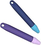 AWINNER Kid-Friendly Stylus Pens for Touch Screens, 2 Pack Purple Blue Universal Capacitive Stylus Compatible with Kindle iPad iPhone Tablet Smartphone Laptop