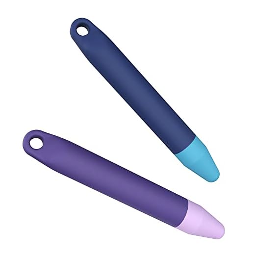 Kid-Friendly Stylus Pens for Touch Screens,Tablet Stylus Pen 2 Pack of Purple Blue Stylus Universal Touch Screen Capacitive Stylus Compatible with Kindle ipad iPhone