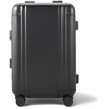 ZERO Halliburton Classic Aluminum 3.0 International Carry-On Zipperless Luggage, Hardside, Four Wheels, Auto-Return Handle, Double Latch Locks- TSA Accepted, Interior Divider, 22-Inch, 33L, Black