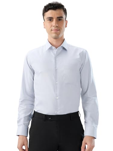 Image of Park Avenue Men Modern Slim Fit Solid Pattern Cotton Polyester Blend Semicutaway Collar Full Sleeve Formal Shirt
