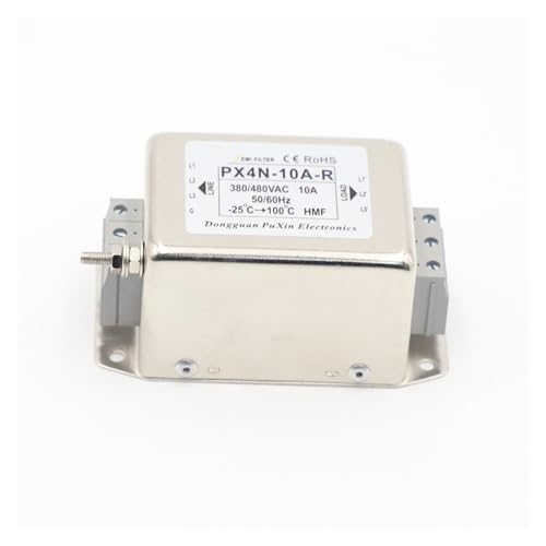 Filtre d'alimentation triphasé PX4N-10A-R réseau électrique