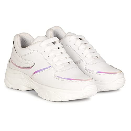Image of Denill Women Stylish Casual Lace Up Sneaker Shoes