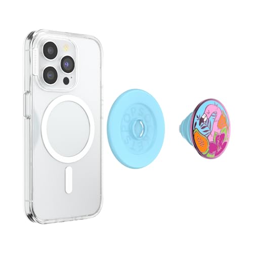 PopSockets Phone Grip for MagSafe, Magnetic Holder, Phone Stand, Enamel - Flamingo by PopSockets - Image 4