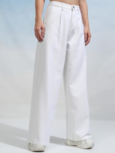 Image of Tokyo Talkies Women Cotton Baggy Jeans | Machine wash