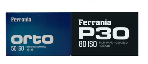 Kit Ferrania P30 Orto 50 35mm évitez le grain grossier en photo