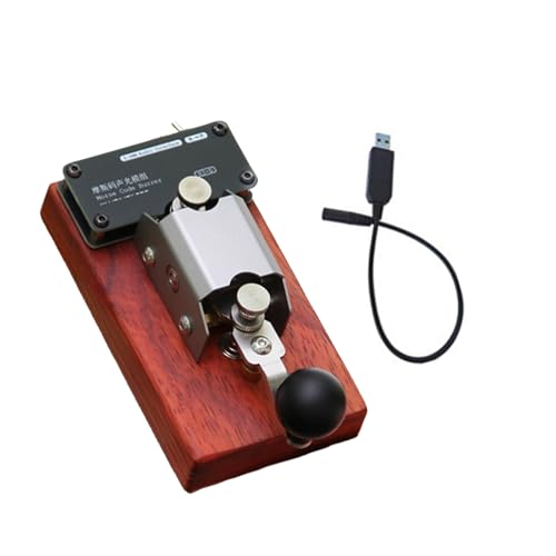 Telégrafo morse manual con módulo de sonido y luz LED de aprendizaje rápido