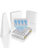 Tu-pong Cell Phone Booster for Home up to 9000 Sq Ft, Cell Phone Signal Booster with 2 Indoor Antennas for All Carriers for Verizon, AT&T, T-Mobile on Band 5/12/13/17/2/25, 5G 4G LTE 3G, FCC Approved
