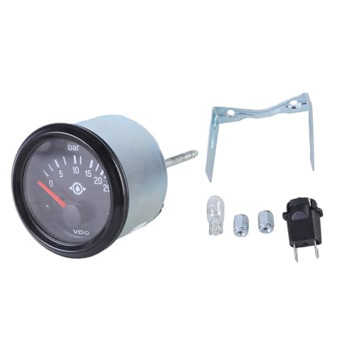 Precisions Oil Pressure Gauge For Fuels Generators 0 To 25 Shock Designings Suitable For Construction Site