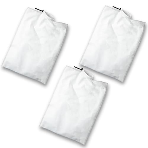 AxSand Dust Collection Bag (Large, 3-Pack) Shop Vac–Ready Vacuum Bags with High-Efficiency Filter Media, Easy Swap, Exclusive One-Hand Quick-Release Strap, Shop Vac Hose Fits up to 62mm