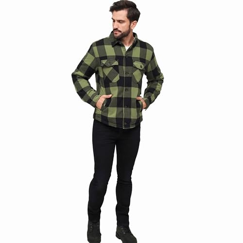 Image of Brandit Men's Lumber Jacket Black /Blue