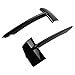 Front Bumper Grille Cover for BMW X5 F15 2014-2018 Pure Black Chrome Trim Kidney Grill Replacement Part 7325395 1 Pair