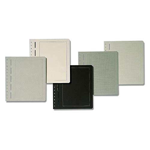 Hojas de álbum en blanco Leuchtturm 331407 neutras sin impresión paquete de 50