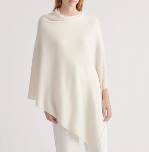 Argeousgor Women Pullover Poncho Sweater Versatile Irregular Knit Shawl Wraps Fashion Lightweight Scarf Cape Top4