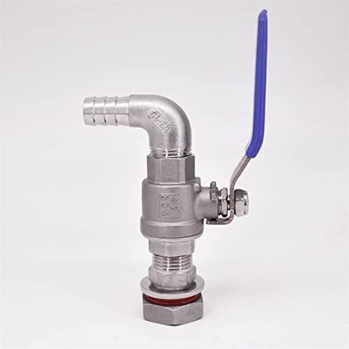 Conector de manguera de 15 mm recto con interruptor antigoteo BSP de 3/4" 3