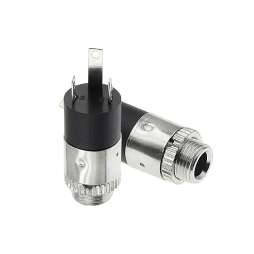 Conector 3.5 mm hembra PJ392 estéreo con rosca chasis para auriculares pack de 10 unidades 3