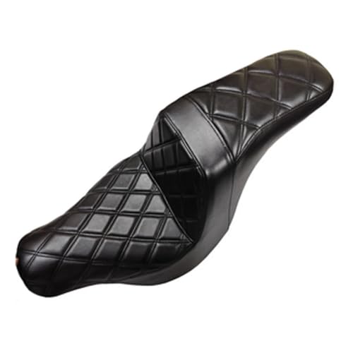 Selle double moto Softail et Dyna avec rembourrage confort style DS