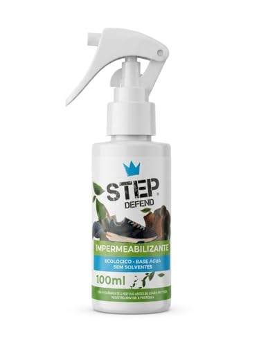 Step Defend Impermeabilizante para Tênis, Base Água, Sem Solventes, 100ml