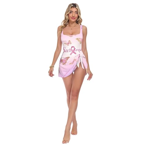 Maillot de bain une pièce rose à nœud latéral pour vos vacances d'été