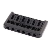  FidgetGear - Puente fijo de 6 cuerdas para guitarra electrónica Stratocaster Strat Fender