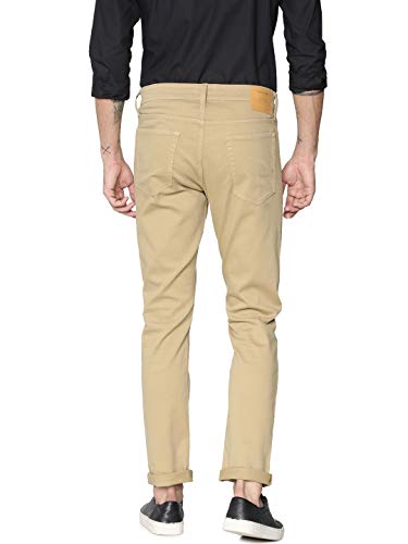 Image of JACK & JONES Mens 5 Pocket Solid Chinos