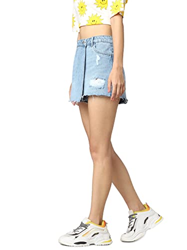 ONLY Onltexas Reg DNM Skort Bj Noos – Ansicht 4