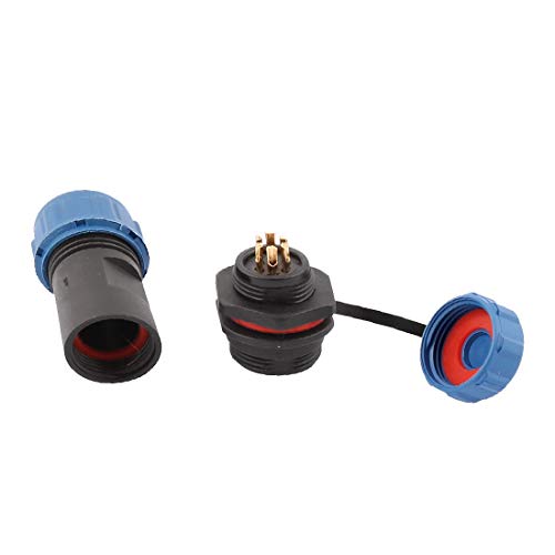 Conector de aviación SP1311/S AC 500V 6 polos miniatura 2