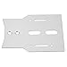 6 Pcs RC Chassis Armors Set, Stainless Steel Chassis Armors Skid Plate for RC Car Part Accessory Silver