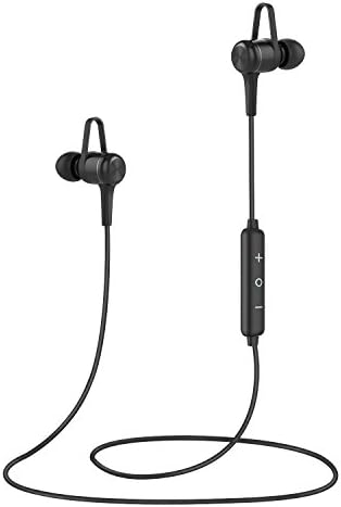 Bluetooth Headphones, COULAX Wireless 4.1 Magnetic Earbuds,IPX5 Sweatproof In-Ear Earphones with Mic,10 Hours Playtime and aptX Stereo Noise Cancelling