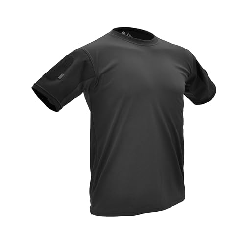 Hazard 4 Battle-T Quick Dry Shirt - Tactical Shirt for Men, Crew Neck, Removable Patch Panel, Military, Police, Private Security, Paramedics