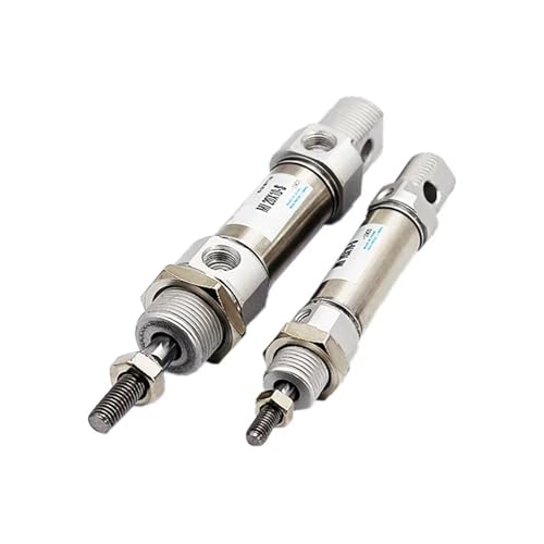 Cilindro neumático de acero inoxidable MI12 resistente a la corrosión con carrera de 30mm 5