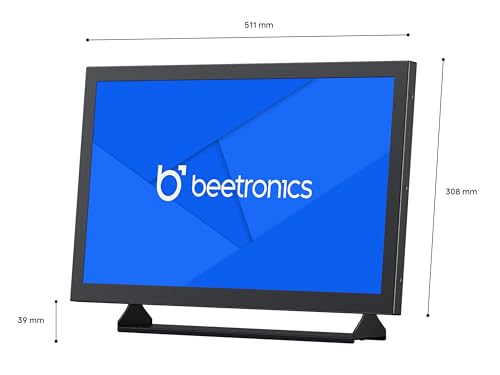 Image of Beetronics 22-Inch Full HD IPS Monitor - Professional Industrial-Grade Display | HDMI, VGA, BNC, RCA Inputs | Durable Metal Housing, Matte Screen, 24 /7 Continuous Operation, Wide Viewing Angle, 22HD7M