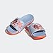 adidas unisex-child Adilette Comfort Slides Blue Dawn/Semi Impact Orange/Blue Dawn (Moana) 5
