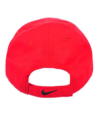 NIKE Little Boy's Swoosh Just Do It Cap, 2/4T, Gym Red (6A2319-R78) / Black/ Gym Red - Image 3